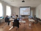 Online-Workshop mit Projektpartnern in Schloss Dyck. Foto: K. Prost (2020)