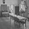 Historische Aufnahme des Speisesaals eines "Halbruhigenhauses" in der ehemaligen Provinzial-Heil- und Pflegeanstalt Bedburg-Hau