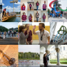 Fotocollage mit Impressionen des Jahres 2024.