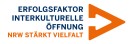 Logo der Landesinitiative Erfolgsfaktor Interkulturelle Öffnung – NRW stärkt Vielfalt