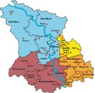 Karte der SPZ Standorte im Regierungsbezirk Düsseldorf